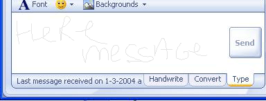 Msn Handwriting Screenshots